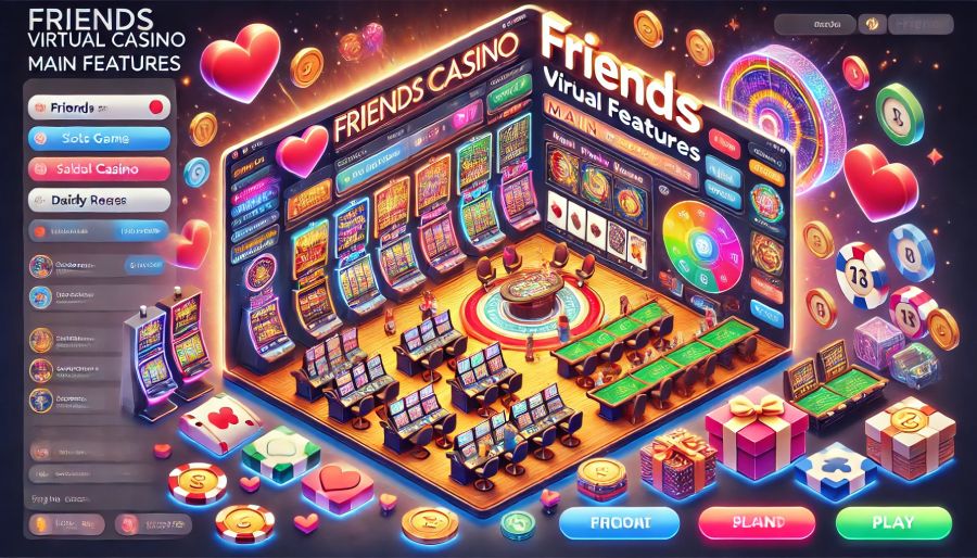 Виртуальное казино Friends: главные характеристики