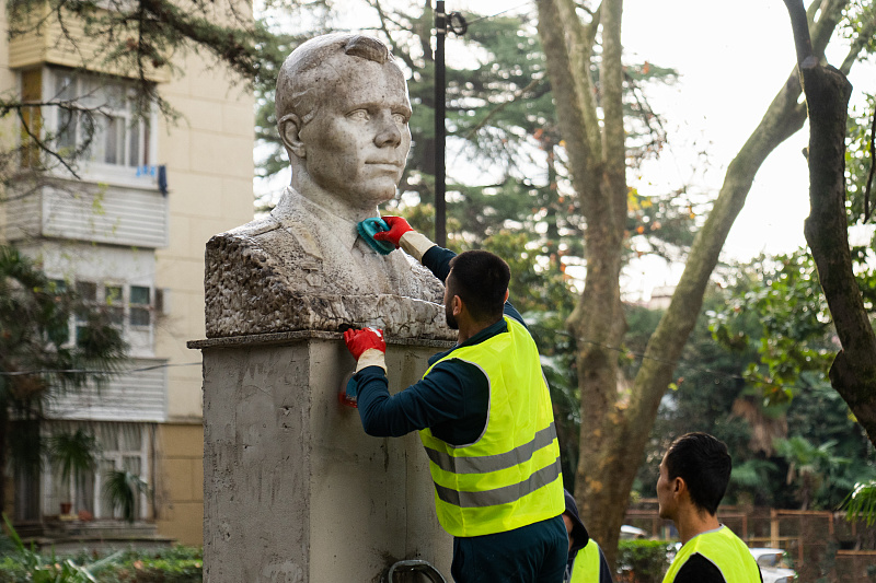 Реновация сквера имени Гагарина в Сочи