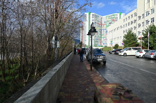 В Пластунке новая пешеходная зона