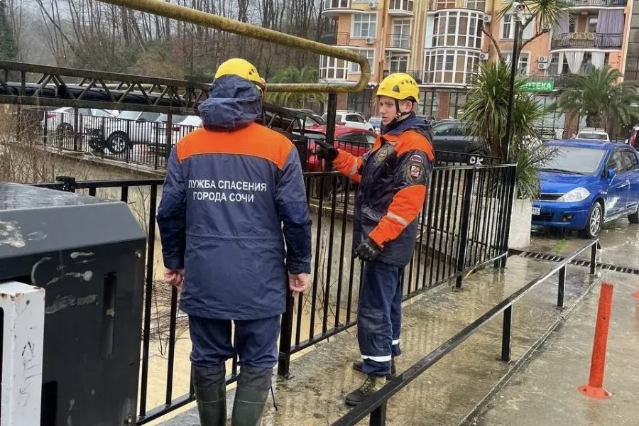 На реках Сочи фиксируется подъем уровня воды